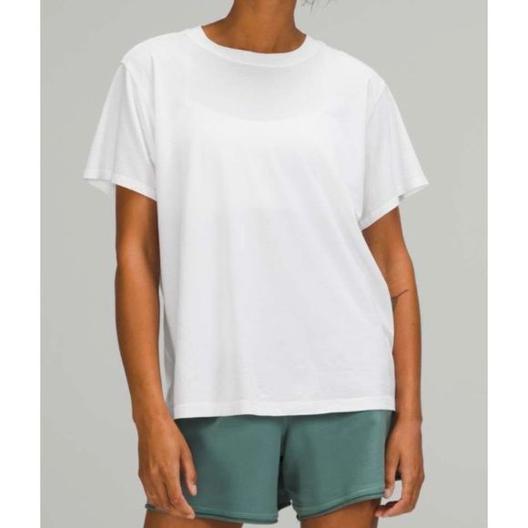 lululemon athletica Tops - LULULEMON White All Yours Short Sleeve T-Shirt